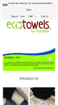 Mobile Screenshot of ecotowels.co.uk